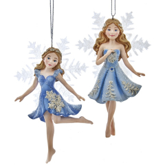 Елочная игрушка "Фея" 12 см, в ассортименте