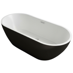 Ванна Kolpa-San Dalia-FS 170х80, акриловая, черно-белая