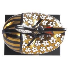 Фигурка "Большое яблоко" 18 см, цвет золото