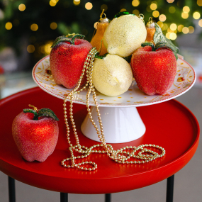 Елочная игрушка "Лимон" 9 см