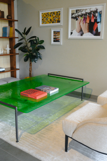 Стол журнальный Cassina Esosoft 186x120, Green