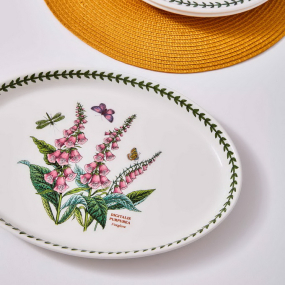 Блюдо сервировочное овальное "Наперстянка" 33 см