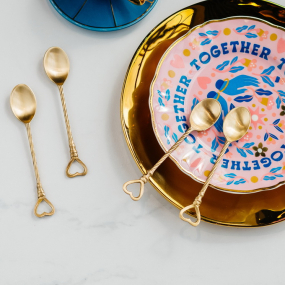 Набор ложек кофейных "Сердце" Fantasia, 4 шт