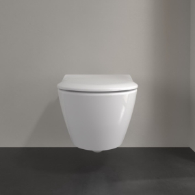 Унитаз подвесной Villeroy&Boch Subway 2.0 56х37, CeramicPlus, 5614R2R1, с сиденьем