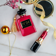 Игрушка на елку "Парфюм для нее" 10 cм