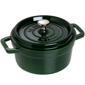 Кокот круглый La Cocotte 28 см / 6,7 л, зеленый базилик