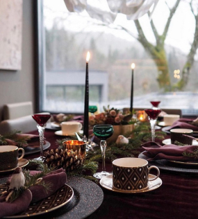 Чашка чайная с блюдцем Arris Geometric 180 мл