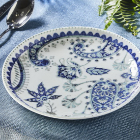 Тарелка салатная Coupe Katali Blue 20 см