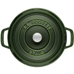 Кокот круглый La Cocotte 24 см / 3,8 л, зеленый базилик