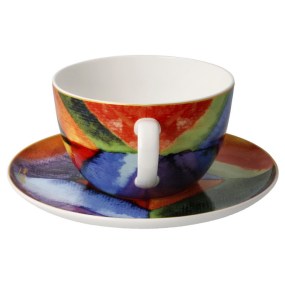 Чашка для завтрака с блюдцем "Color studies" 500 мл