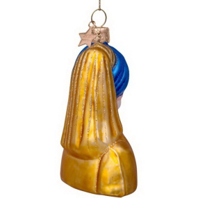 Елочная игрушка "Девушка с жемчужной серёжкой" 8 см