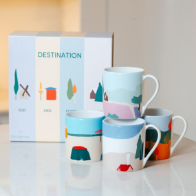 Набор кружек Destination 300 мл, 4 шт