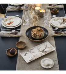 Набор тарелок салатных Sologne 23,2 см, 6 шт (лесная фауна)