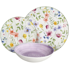 Набор посуды на 6 персон Madison Petals, 18 предметов