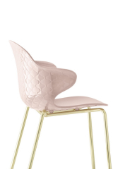 Стул Calligaris Saint Tropez CS1845, Glossy Pale Pink