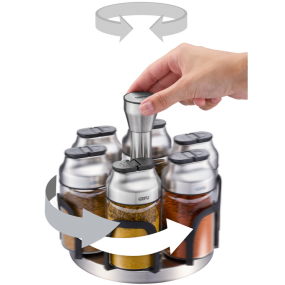 Набор для специй на подставке Kippo, 7 предметов