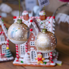 Елочный шар "Пингвин" 8 см