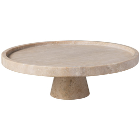 Блюдо сервировочное на ножке Manufacture Travertine 28 см