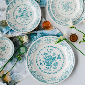 Тарелка столовая Rose Turquoise 26 см
