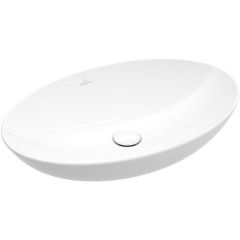 Раковина накладная Villeroy & Boch Loop & Friends 56х38, CeramicPlus, 4A4701R1 , из TitanCeram