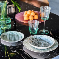 Набор посуды на 6 персон Moon Floris, 18 предметов