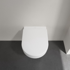 Унитаз подвесной Villeroy & Boch Architectura 53х37, CeramicPlus, 4694HRR1, с сиденьем