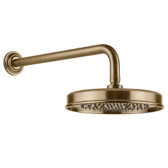 Лейка для душа Gessi Venti20 65148.726, брашированная теплая бронза PVD