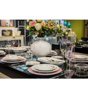 Тарелка для хлеба Maria Pink Rose 17 см