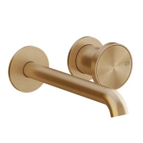 Внешняя часть Gessi Origini 66088.726 смесителя для раковины, брашированная теплая бронза PVD