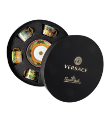 Набор чашек чайных с блюдцами Versace Jungle Animalier 200 мл, 12 предметов