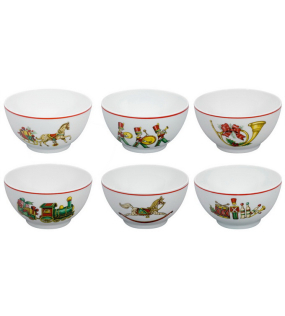 Салатник порционный Christmas Magic 12,6 см, в ассортименте