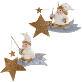 Елочная игрушка "Санта" 12,7 см, в ассортименте