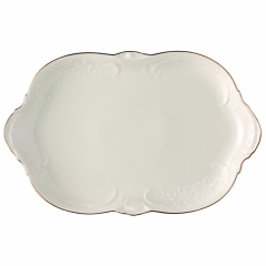 Блюдо сервировочное овальное Sanssouci Ivory Gold 33 см