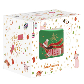 Кружка "Такса" 350 мл, зеленая