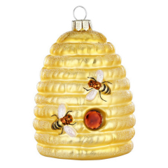 Елочная игрушка "Улей" 9 см Елочная игрушка "Улей" 9 см
