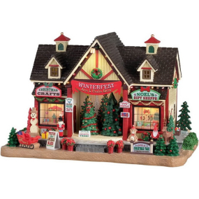 Фигурка "Выставка искусств и ремесел "Зимний фестиваль" 26,5х15х17,2 см 