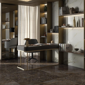 Керамогранит La Faenza Aesthetica 120х278 LPM, Golden Black, 6,5 мм