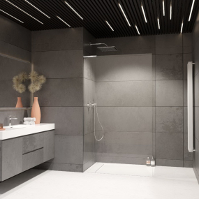 Душевое ограждение Radaway Modo SL II 120х200, левое, прозрачное стекло 8 мм, хром