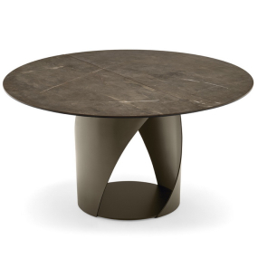 Стол Calligaris Cyclone 140(190)х140, Bronze