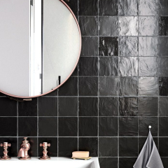 Плитка керамическая Equipe Mallorca 6,5х40 Matt, Black, 8 мм