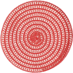 Подложка под тарелку круглая Placemat Nova 38 см, красная