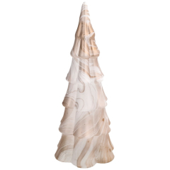 Фигурка с подсветкой "Елка" 27 см, цвет золото