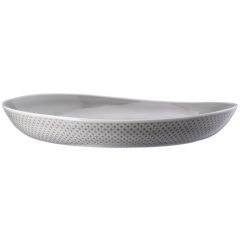 Блюдо глубокое Junto Pearl Grey 33 см