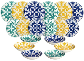Набор посуды на 6 персон Majolica, 18 предметов