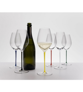 Бокал для вина Champagne Fatto a Mano 459 мл, белый