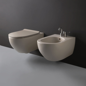 Унитаз Flaminia APP GoClean, AP118G, 54х36, с сиденьем, белый