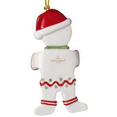 Елочная игрушка "Пряничный человечек" Christmas Classics 10х5,5 см