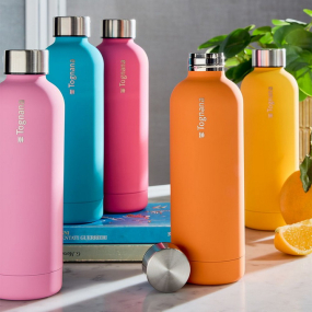 Бутылка для воды Color Block 500 мл, оранжевая