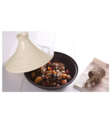 Тажин Staub Specials 28 см, черный/кремовый