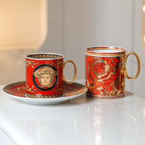 Кружка Versace Medusa Garland 300 мл, красная